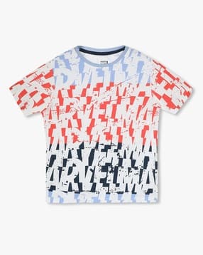 lee cooper Boys All Over Print Regular Fit T-Shirt-picture-22