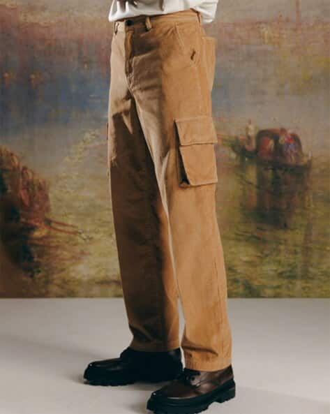 Men Straight Fit Trousers