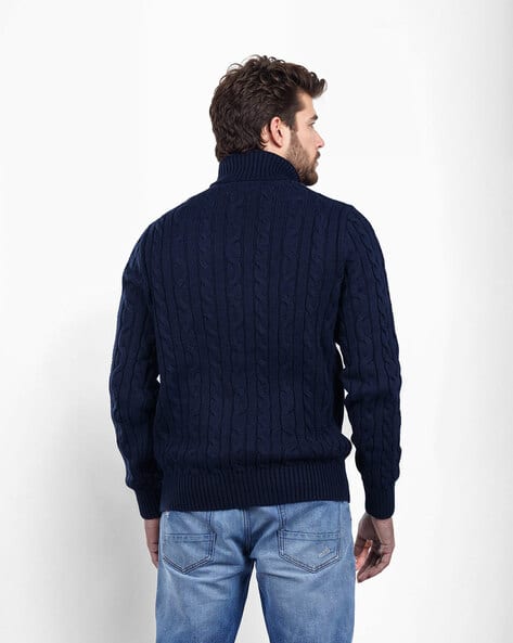 Buy Navy Blue Sweaters & Cardigans for Men by CELIO Online | Ajio.com