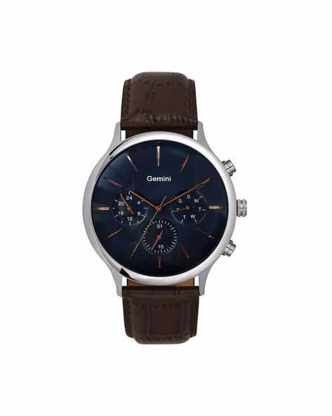 Buy GEMINI Men BNS 90134SL02 Analogue Wr Online | Ajio.com