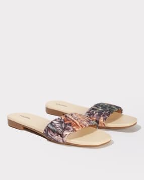yousta Women Floral Print Open-Toe Slides-picture-21
