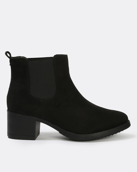 Women Slip-On Ankle-Length Boots