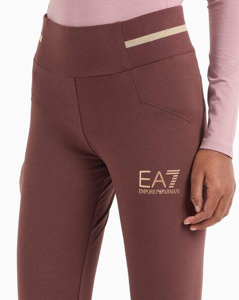 Printed Front Logo Leggings