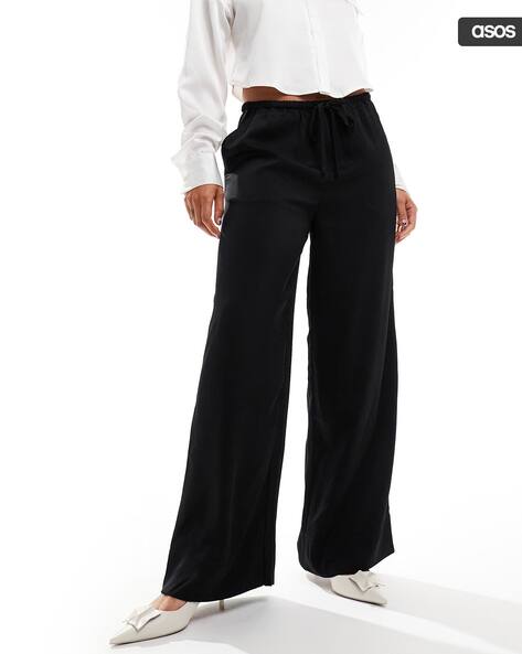 ASOS DESIGN Satin Pull-On Trousers