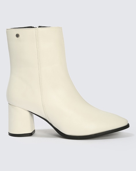 Women Ankle-Length Heeled Boots