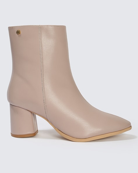 Women Ankle-Length Heeled Boots
