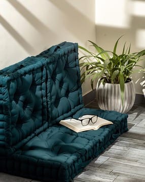 skanda fab Set of 2 Square-Shaped Cushions 16"x16-picture-16