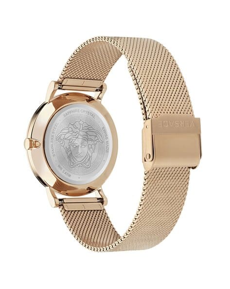 rose gold versace watch