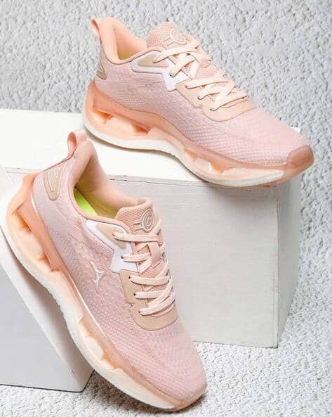 Women Logo Print Round-Shaped Running Shoes