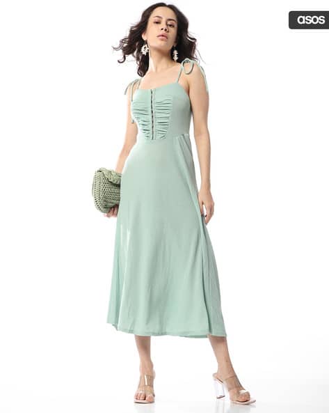 Buy Sage Green Dresses for Women by ASOS DESIGN Online | Ajio.com Buy Sage Green Dresses for Women by ASOS DESIGN Online | Ajio.com