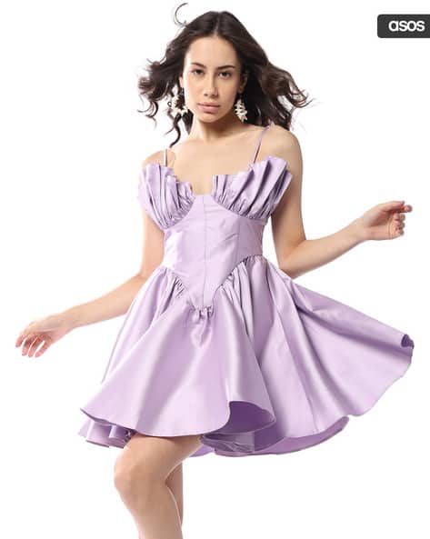 open lace back dress Purple Prom Dress Column V Neck Off The Shoulder Beaded Sleeveless Tulle Formal Dress with Rhinestone