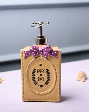 market 99 Typographic Print Ceramic Glossy Soap Dispenser-picture-51