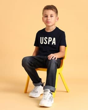 u.s. polo assn. Boys Logo Print Regular Fit Crew-Neck T-Shirt-picture-28