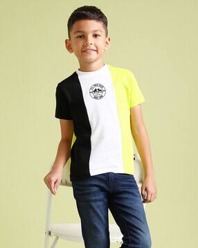 u.s. polo assn. Boys Colourblock Regular Fit Crew-Neck T-Shirt-picture-51