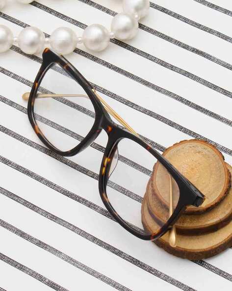 Ted Smith Men Full-Rim Wayfarer Frame - TS-354 DEMI