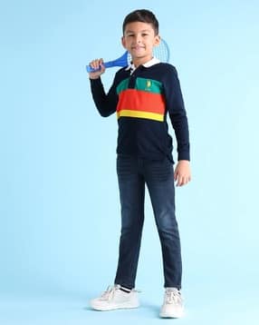 u.s. polo assn. Boys Mid-Wash Regular Fit Jeans-picture-24