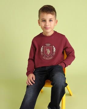 u.s. polo assn. Boys Logo Print Regular Fit Sweatshirt-picture-21