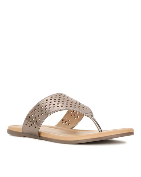 Buy Brown Flat Sandals for Women by Bata Online