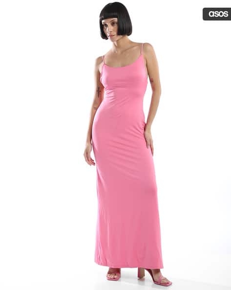 Strappy Soft Touch Sheath Maxi Dress
