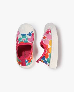 fiery feet Floral Print Slip-On Shoes-picture-39