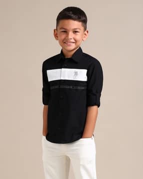 u.s. polo assn. Boys Logo Print Regular Fit Shirt-picture-39