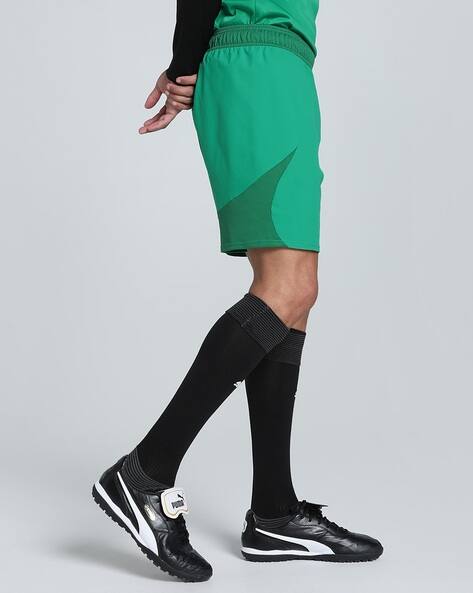Buy Sport Green-PUMA White-Power Green Shorts 3/4ths for Men by