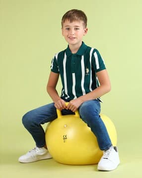 u.s. polo assn. Boys Striped Regular Fit Polo T-Shirt-picture-20