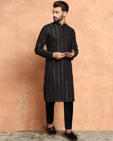 Indiamart Party Wear Short Kurta For Mens Indiamart Raymond - Main Image