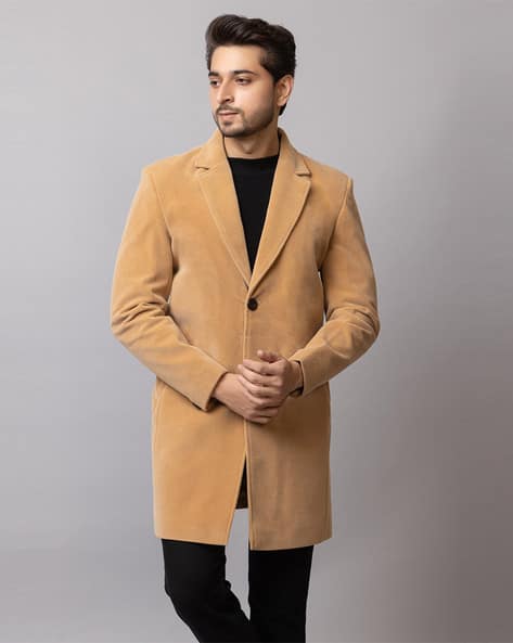 Wool Coat Mens Long Camel Trench Coat Camel Wool Mens Coat Cheap