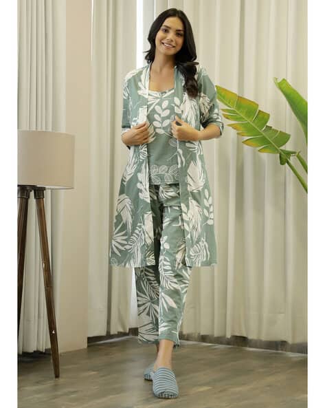 Buy Green Night&LoungeWearSets for Women by SAY Online