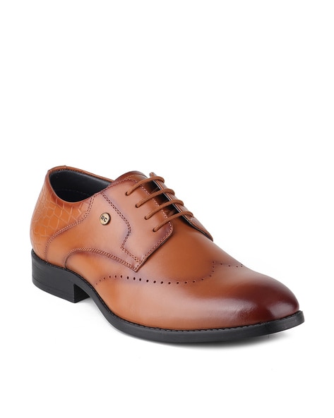 Men Derbys Lace Fastening Shoe