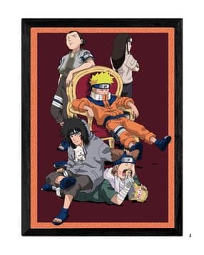 entertainment store Naruto Shikamaru Team Minitokya Framed Poster-picture-8