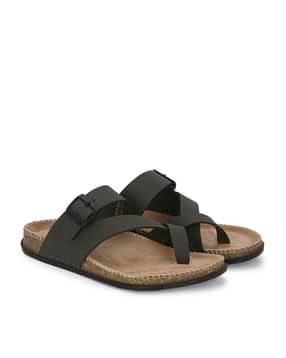azzaro black Men Regular Fit Toe-Ring Flip-Flops-picture-25