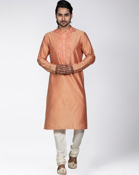 Kisah Embroidered Long Kurta