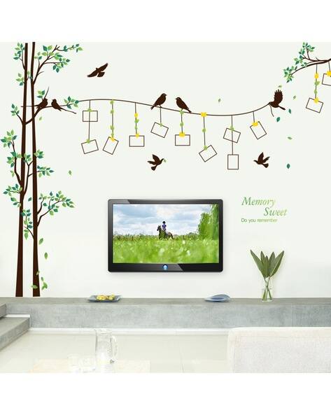 Jaamso Royals Set of 2 Giant Large Family Photo Tree Wall Stickers