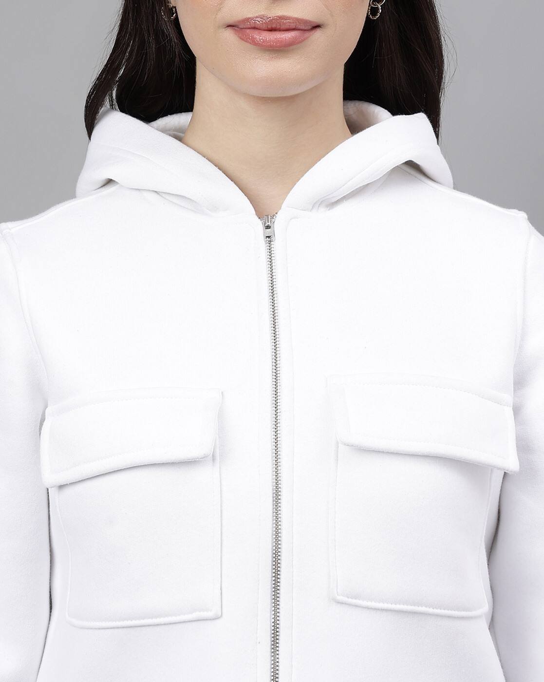 epine é frill zip sweat blouson white epine é frill zip sweat blouson white 【公式通販】