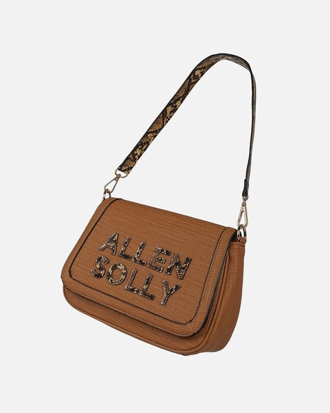 ALLEN SOLLY Graphic Sling Bag For Women