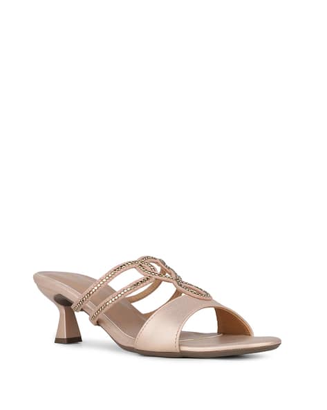 INC 5 Women Slip-On Kitten Heeled Sandals