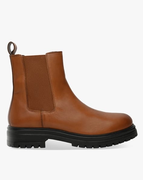 STEVE MADDEN Men 1620 Leather Ankle-length Boots