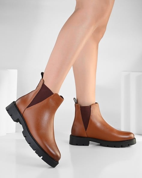 Women Slip-On Ankle Boots
