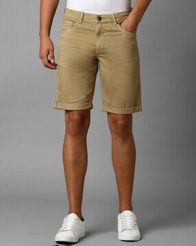 louis philippe Men Slim Fit Shorts-picture-47