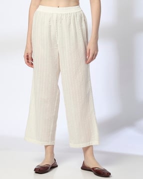 avaasa mix n' match Women Seersucker Palazzos-picture-16