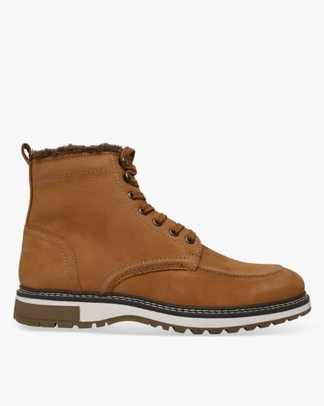 STEVE MADDEN Men 1616 Ankle-Length Lace-Up Boots