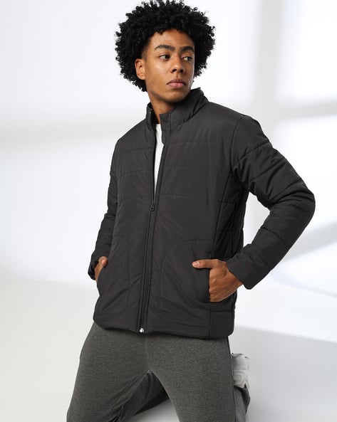 Men Quilted Regular Fit Puffer Jacket