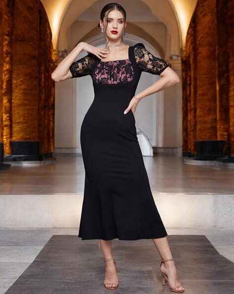 Women Self-design Bodycon Dress