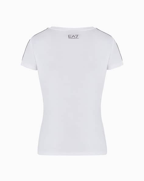 Ea7 Armani T Shirt Bianca T Shirt Emporio Armani Bianca Top