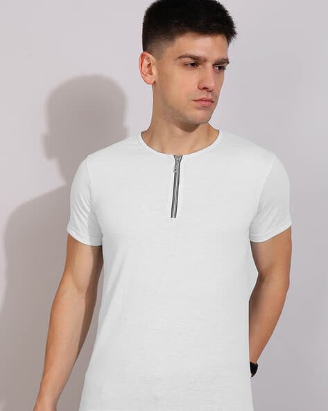 Buy White Tshirts for Men by ELBATROSS Online | Ajio.com