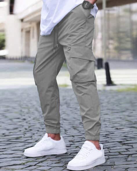 Buy Silver Trousers Pants for Men by Shine N Show Online - Main Image