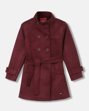 blue giraffe Girls Full LengthCoat-picture-14