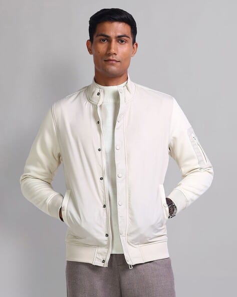ジャケット・アウター atlast&co buffalo jacket white 42 atlast&co buffalo jacket white 42